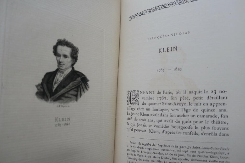 フランス劇場俳優ギャラリー 1760-1877年