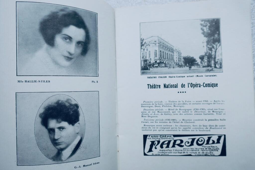 Manon in der Opéra-Comique-Saison 1927-28
