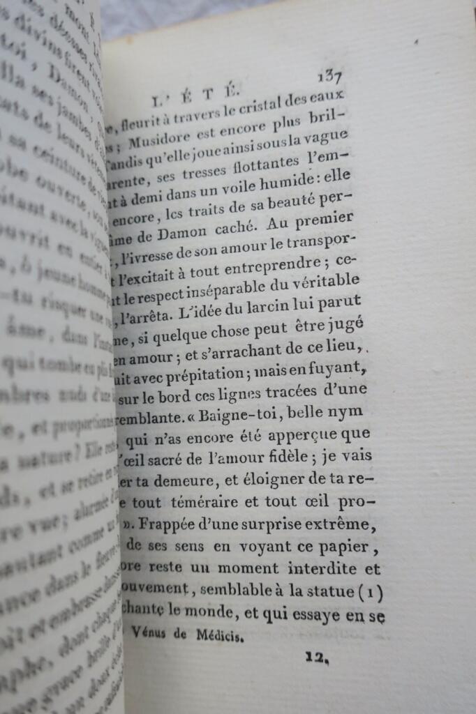 THOMPSON (James) Les saisons MINI 1795