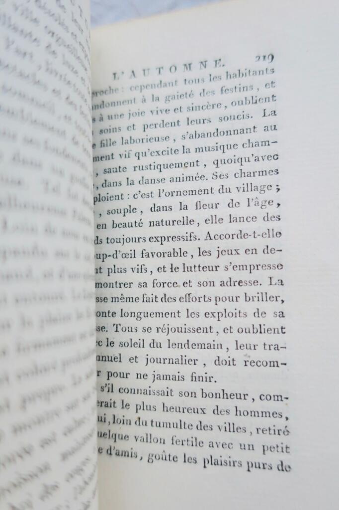 THOMPSON (James) Les saisons MINI 1795