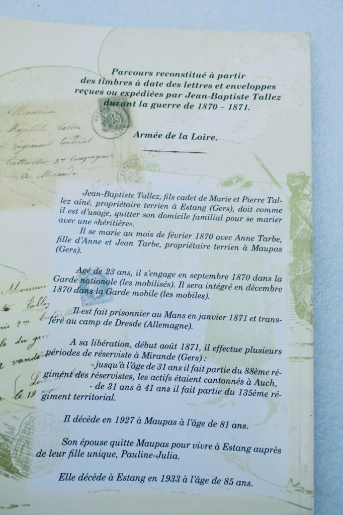 Mobile Guard Diary of the Gers during 1870-71 War