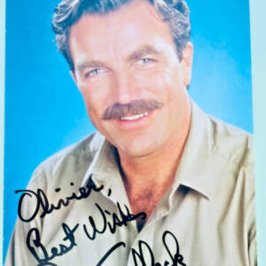 Tom Selleck photo dédicacé