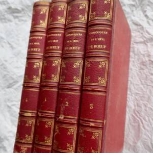 Touchard-Lafosse Chroniques Pittoresques et Critiques de L'Oeil de Boeuf 1845