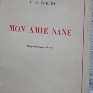 TOULET Mon amie Nane 1930