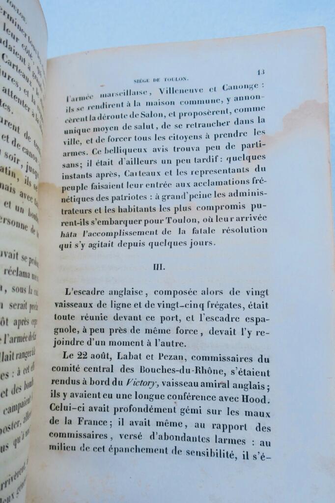 Einblicke in Toulon und Militärkampagnen