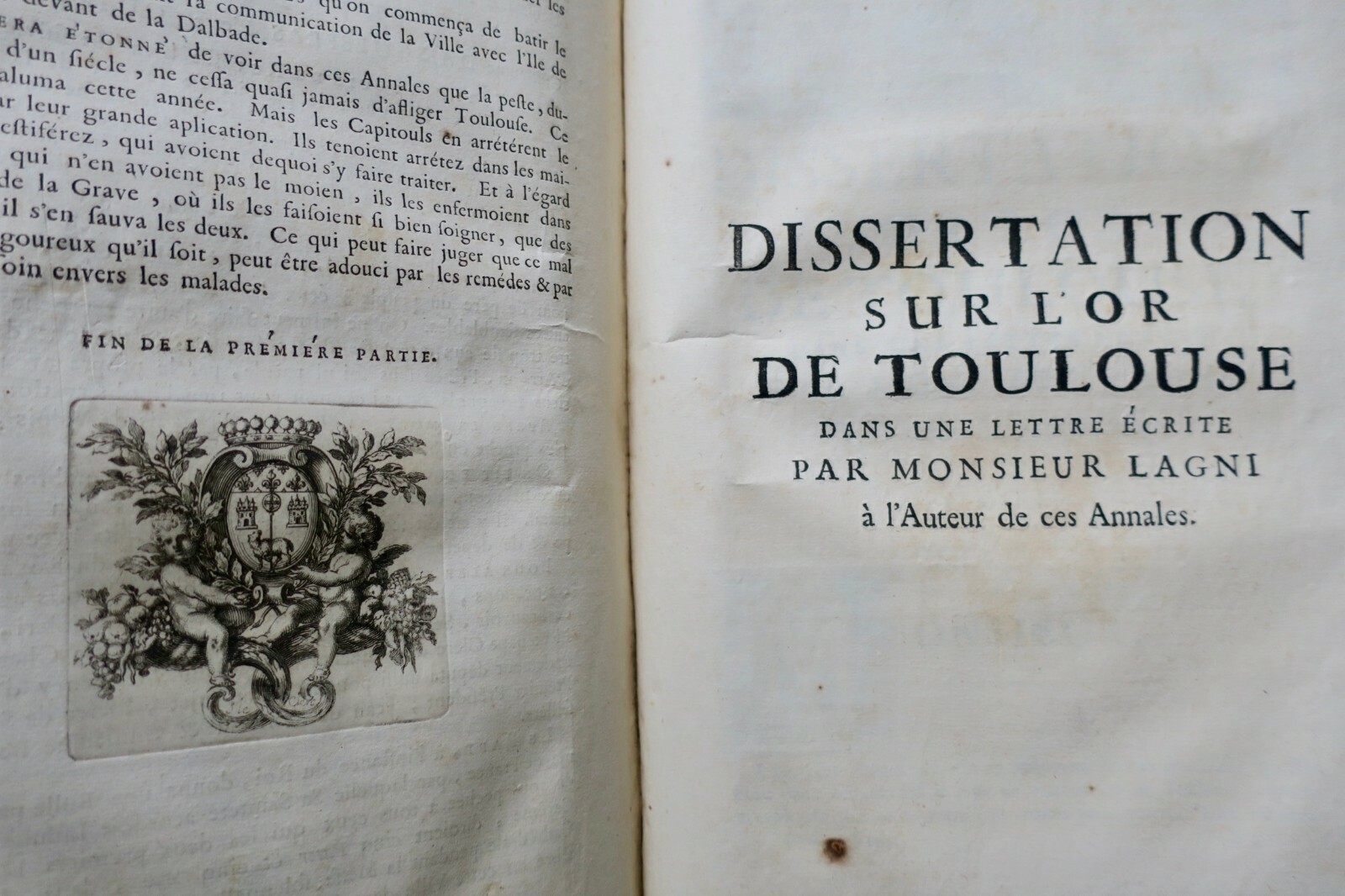 TOULOUSE Annales de la ville de Toulouse depuis la réunion de la Comté 1687 – Image 8