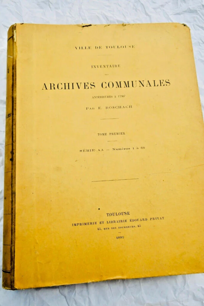 Toulouse Roschach Ville de Toulouse Inventory of Municipal Archives