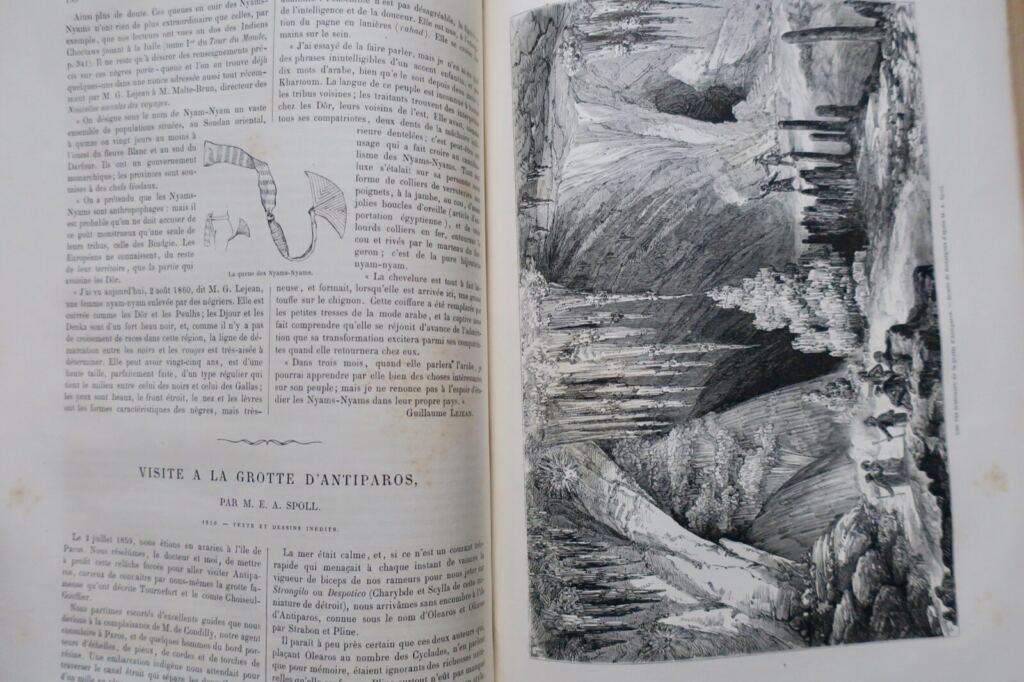 Global expeditions and travel accounts from 1861