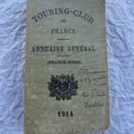 TOURING-CLUB de FRANCE 1914 annuaire