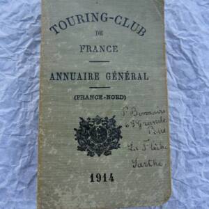 TOURING-CLUB de FRANCE 1914 annuaire