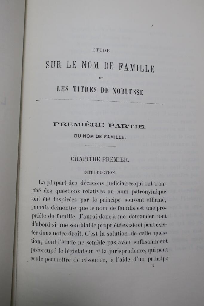 Study on Nobility Titles