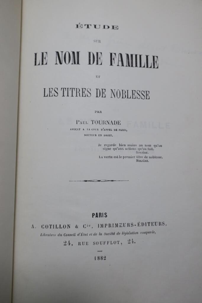 Study on Nobility Titles