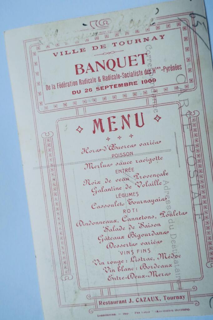 Tournay Socialist Trade Menu