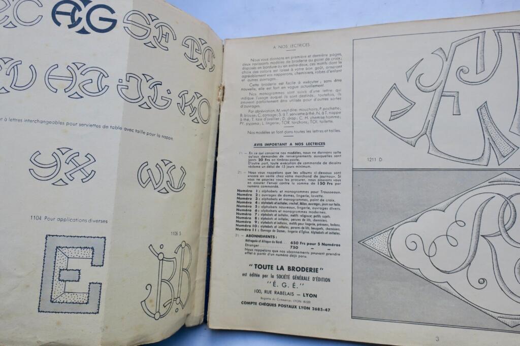 TOUTE LA BRODERIE n°12 à 17 & n°77