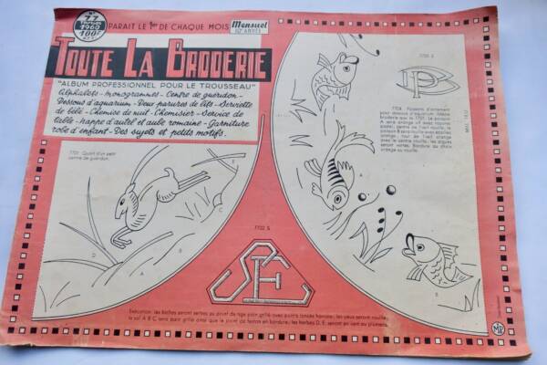 Vintage-Sammelband Stickerei Band 12-17 & 77