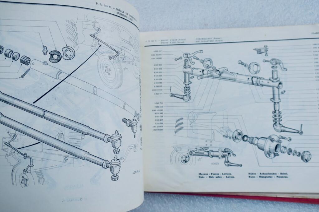 Spare parts catalog for Renault E30 tractor