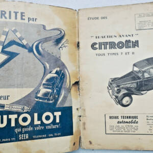 traction avant revue technique automobile étude des tractions avant citroën 1953