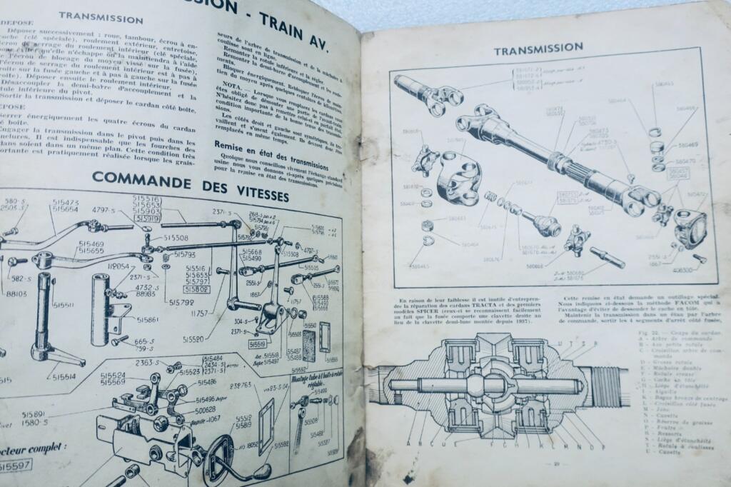 シトロエン・トラクシオン・アヴァン技術解説書 1953