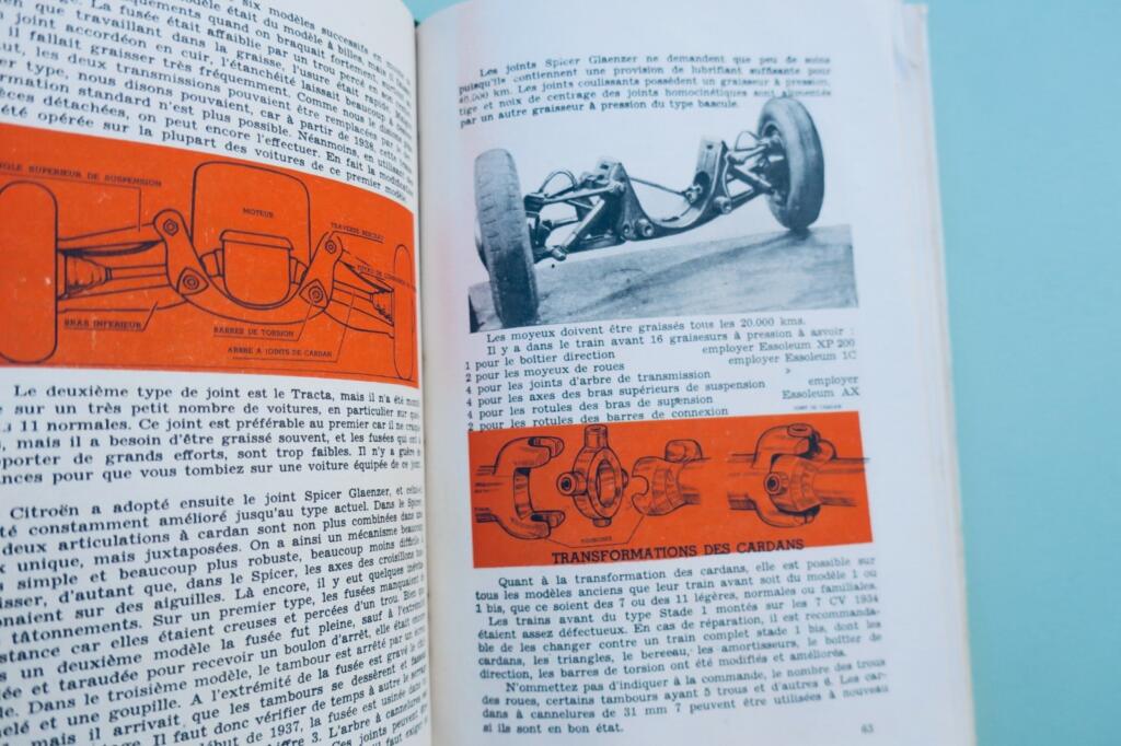 Vorderachsen-Wartungshandbuch Citroën 9, 11, 15