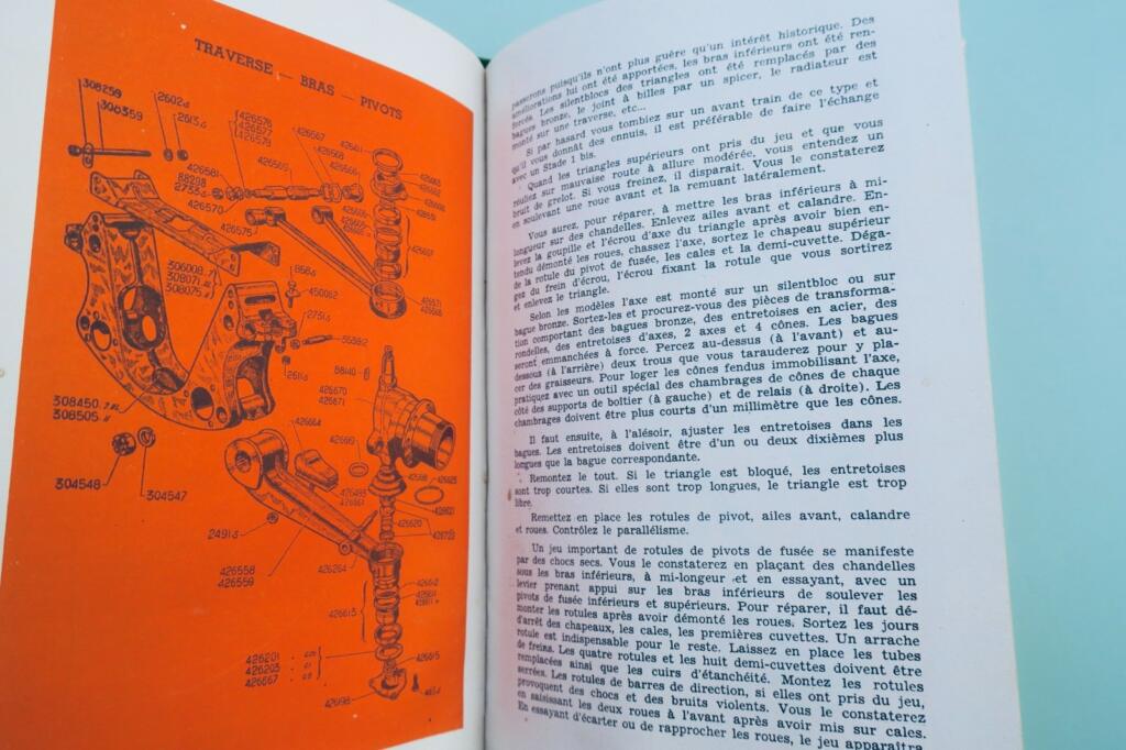 Vorderachsen-Wartungshandbuch Citroën 9, 11, 15