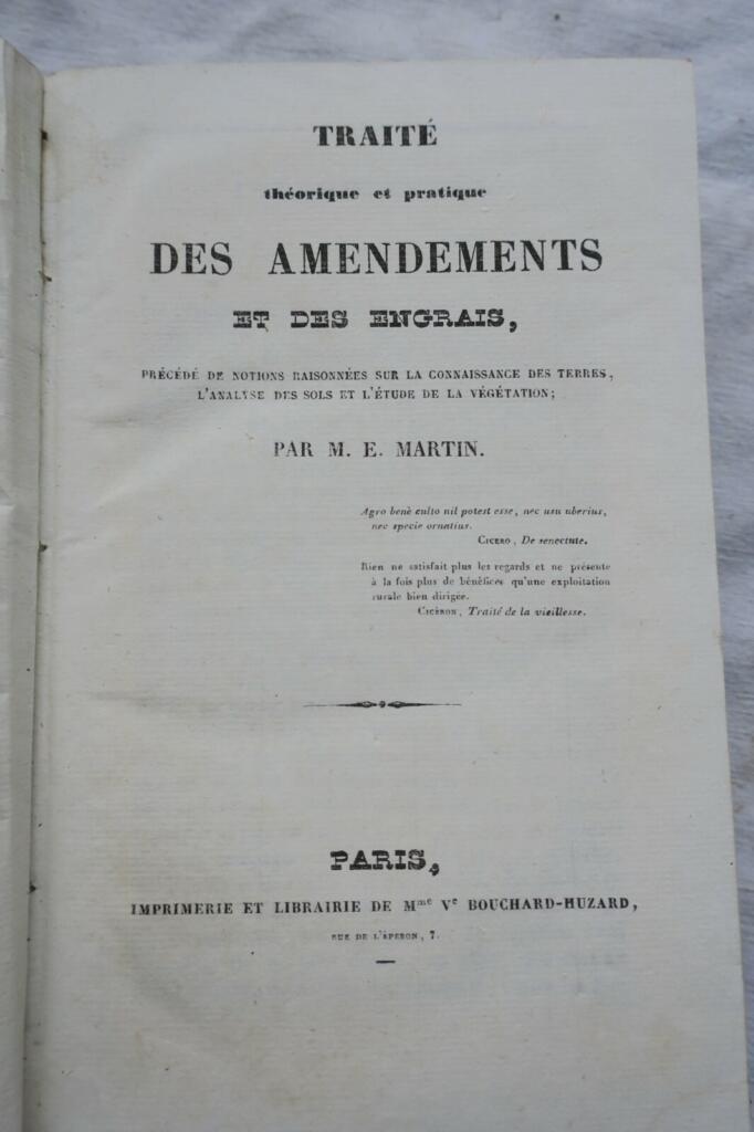 Traité théorique et pratique des amendements et des engrais…