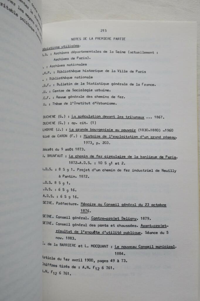 Historische Analyse des öffentlichen Verkehrs in Paris