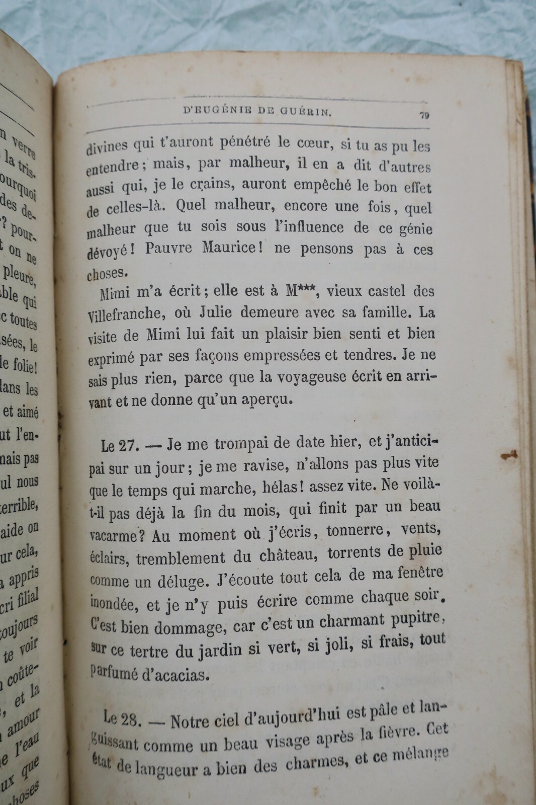 TREBUTIEN Lettres d'Eugénie de Guérin – Image 4