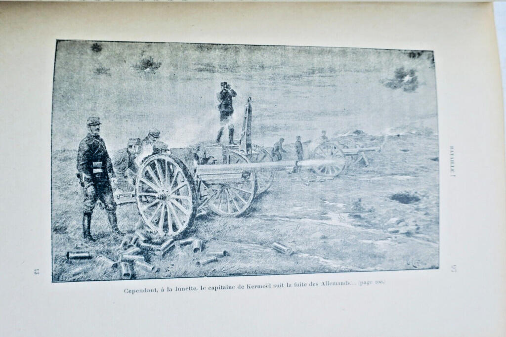 WWI Artillery memoirs with technical illustrations