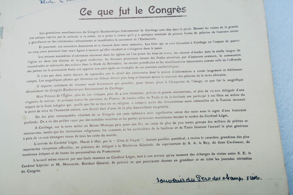 30th International Eucharistic Congress, Carthage 1930