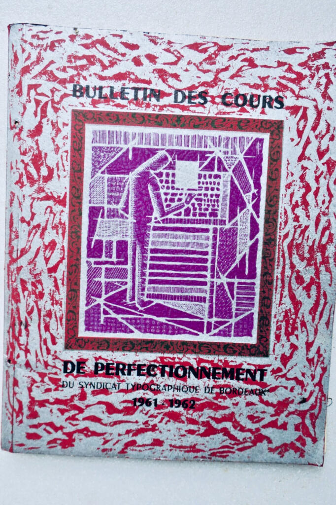 Typographie bulletin des cours de perfectionnement du syndicat 1961-62