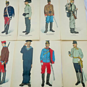 Uniform Adjustierungsblätter k.u.k.oesterr ung.Heeres und Landwehren 29 Lithos