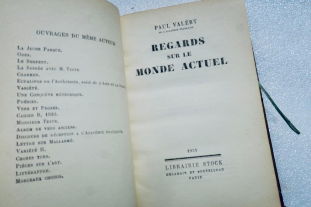 Paul Valérys Betrachtungen zur modernen Welt