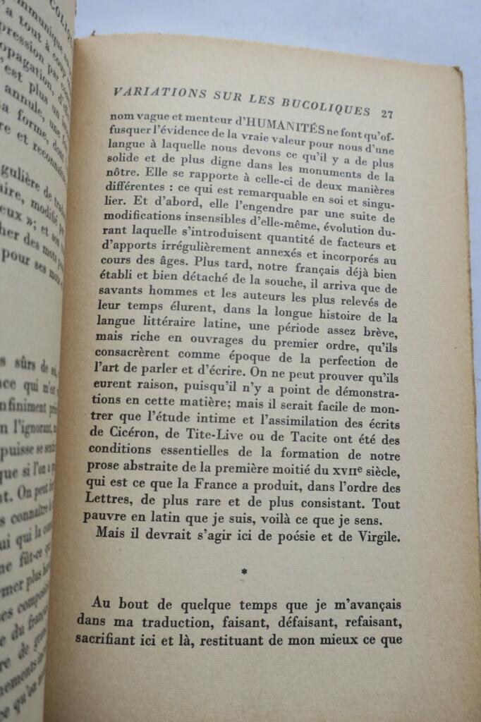 Virgil's Bucolics: Verse Translation with Variations