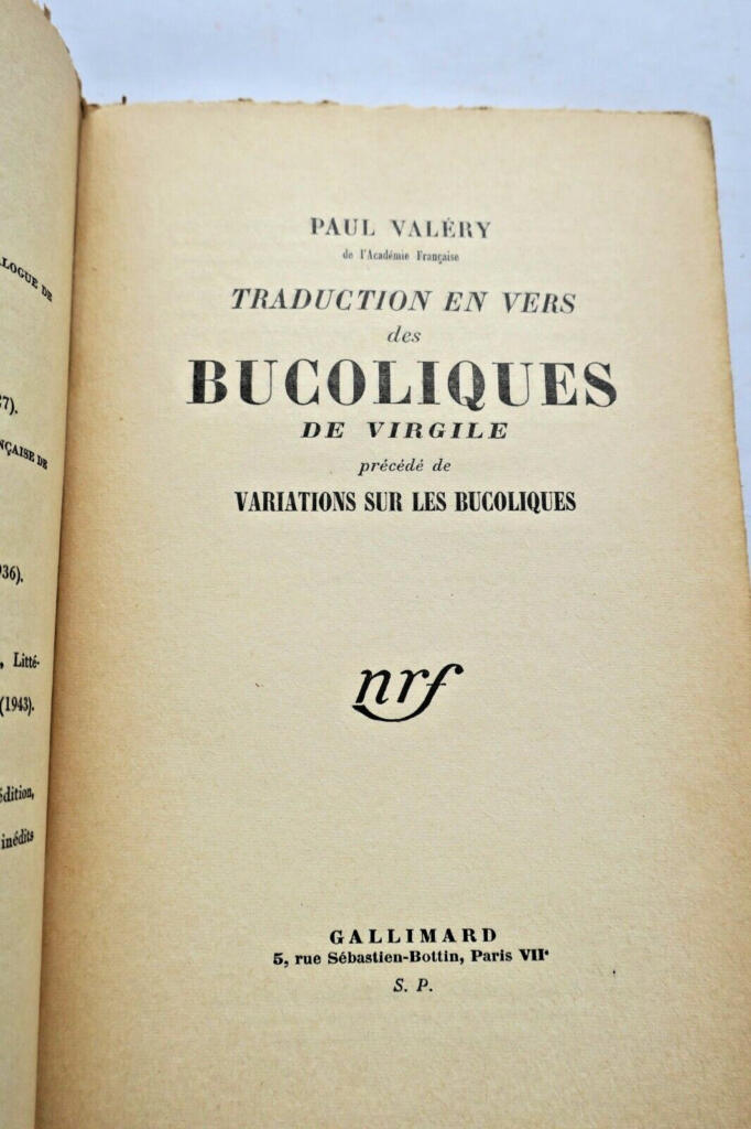 Virgil's Bucolics: Verse Translation with Variations