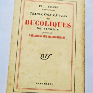 VALERY PAUL TRADUCTION EN VERS DES BUCOLIQUES DE VIRGiLE SP