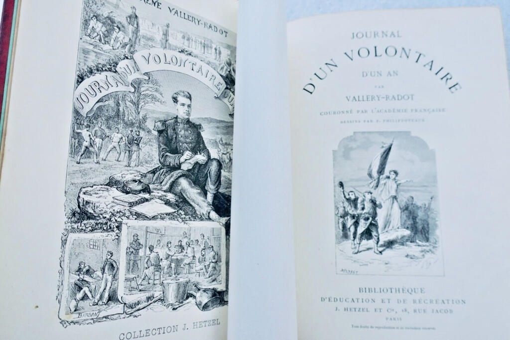 VALLERY RADOT Journal d’un volontaire d’un an HETZEL