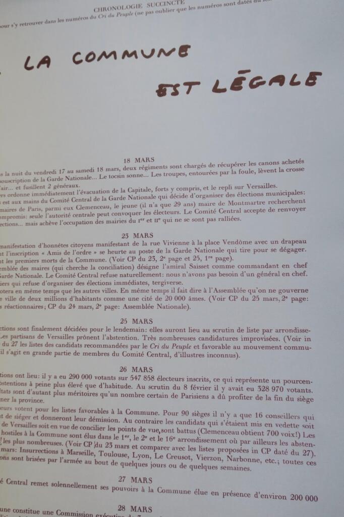 The Paris Commune Through Daily Political Coverage
