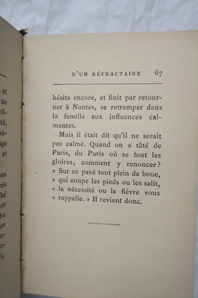 VALLES Jules RICHEPIN The Stages of a Draft Dodger