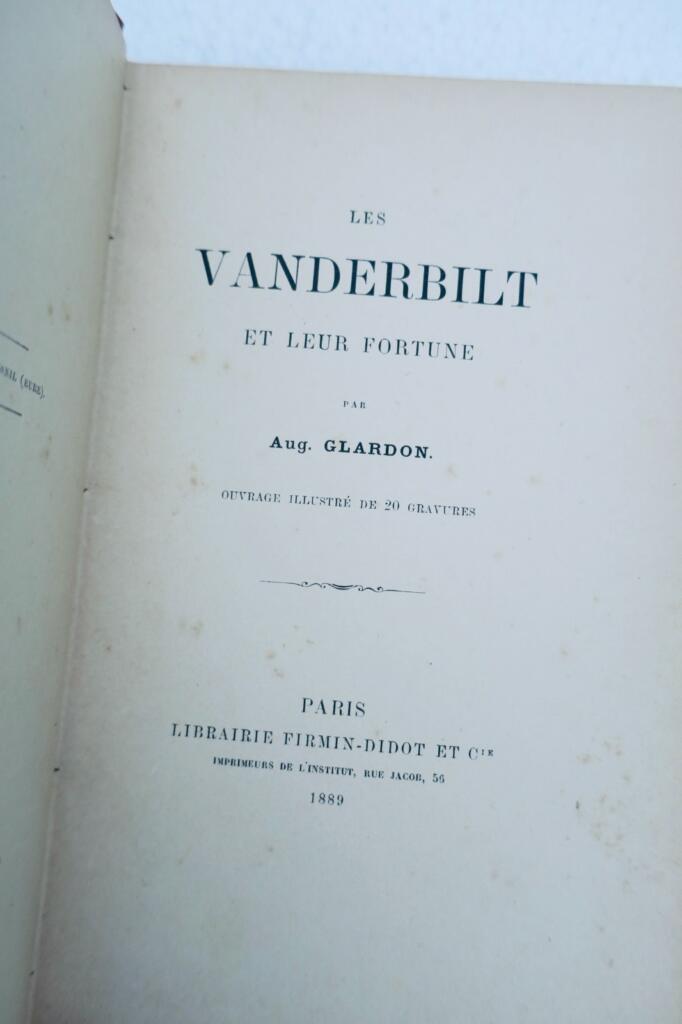 Vanderbilt Dynasty in 1889