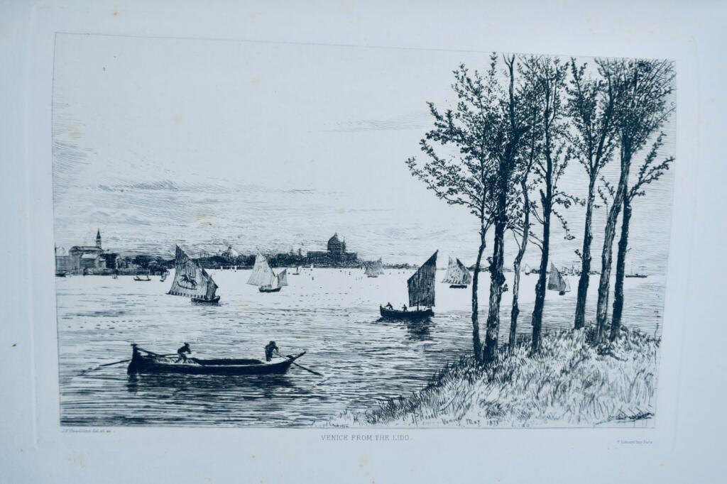 Venise Jules GOURDAULT A TRAVERS VENISE 13 eaux-fortes 1883