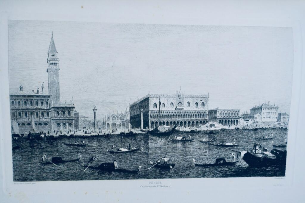 Venise Jules GOURDAULT A TRAVERS VENISE 13 eaux-fortes 1883