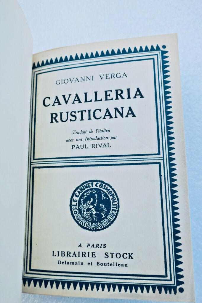 Sicilian Rural Honor and Passion