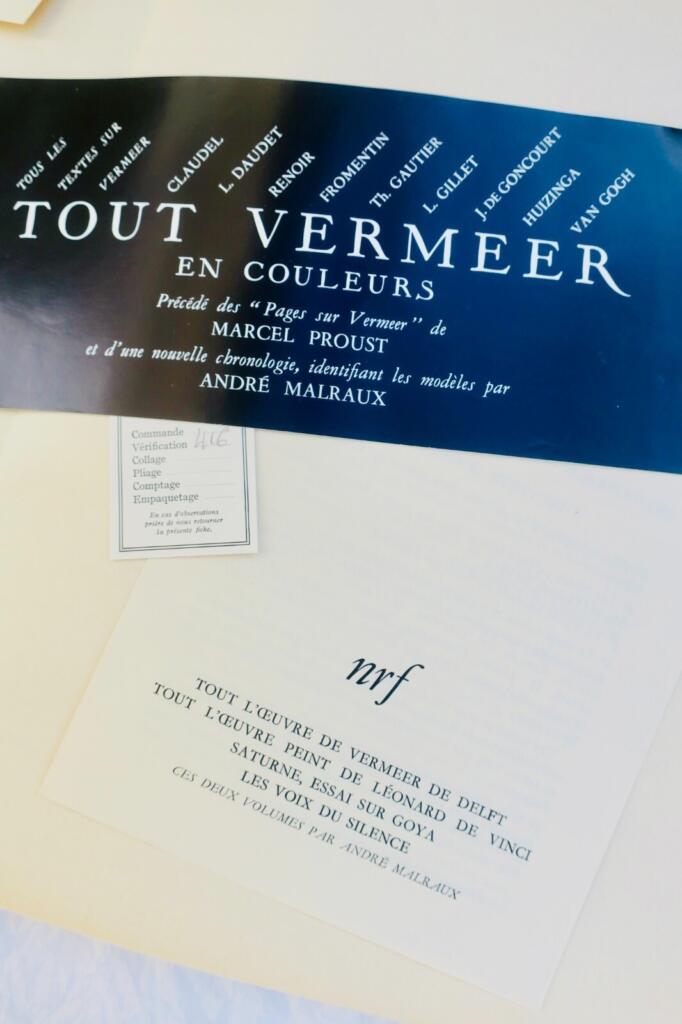 Vermeer de Delft. Galerie de La Pléiade. Texte de Proust, Malraux…