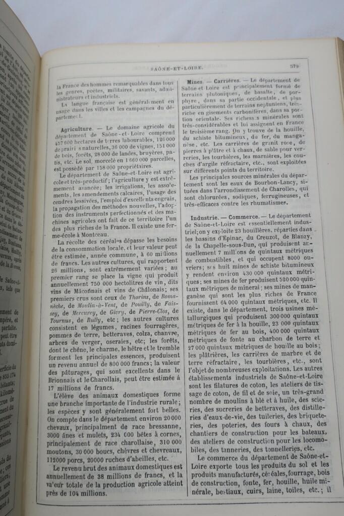 France and colonies geographic survey with illustrations