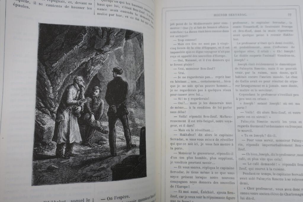 Educational periodical with Hector Servadac serial