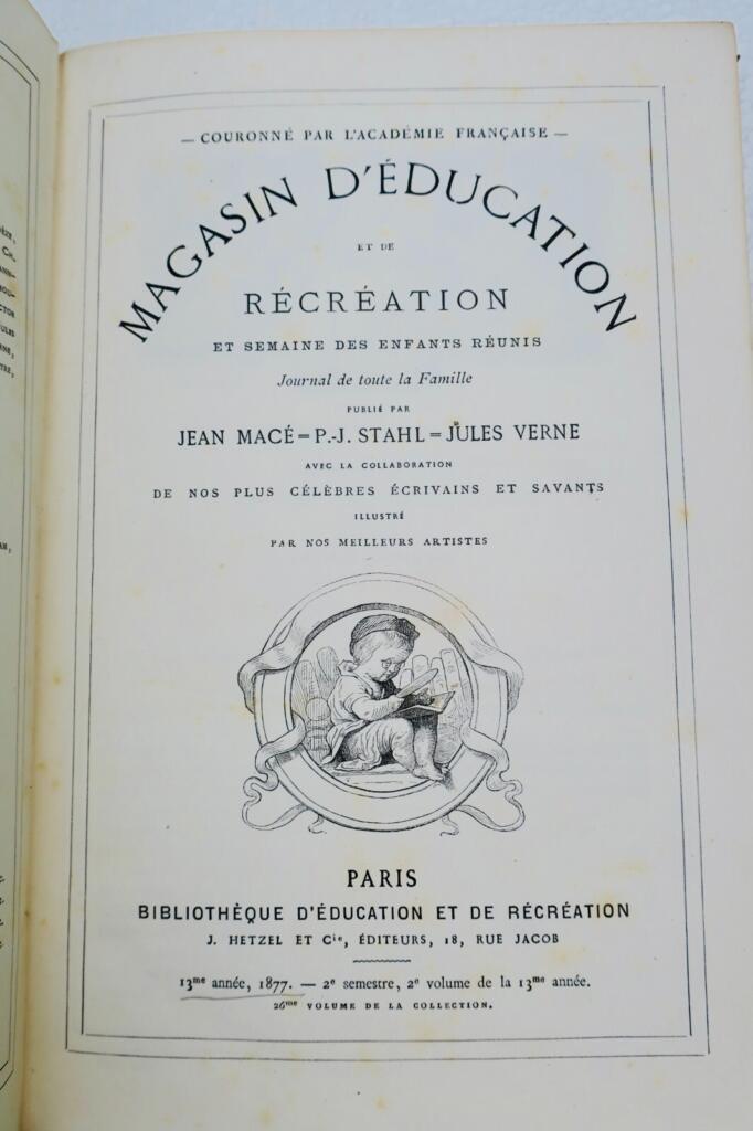 Educational periodical with Hector Servadac serial