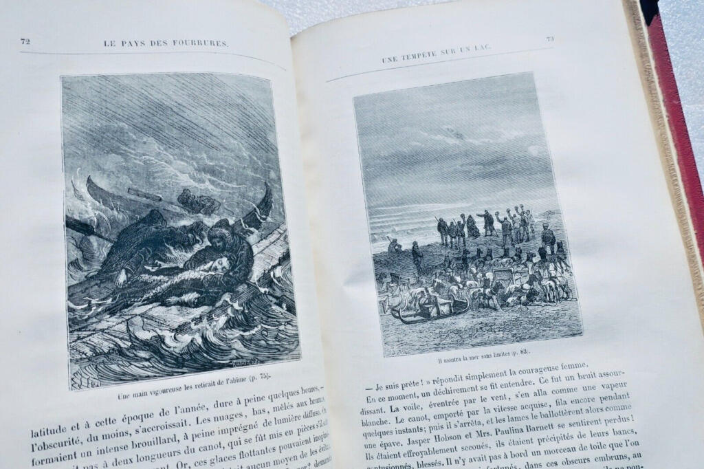 VERNE LE PAYS DES FOURRURES J. HETZEL