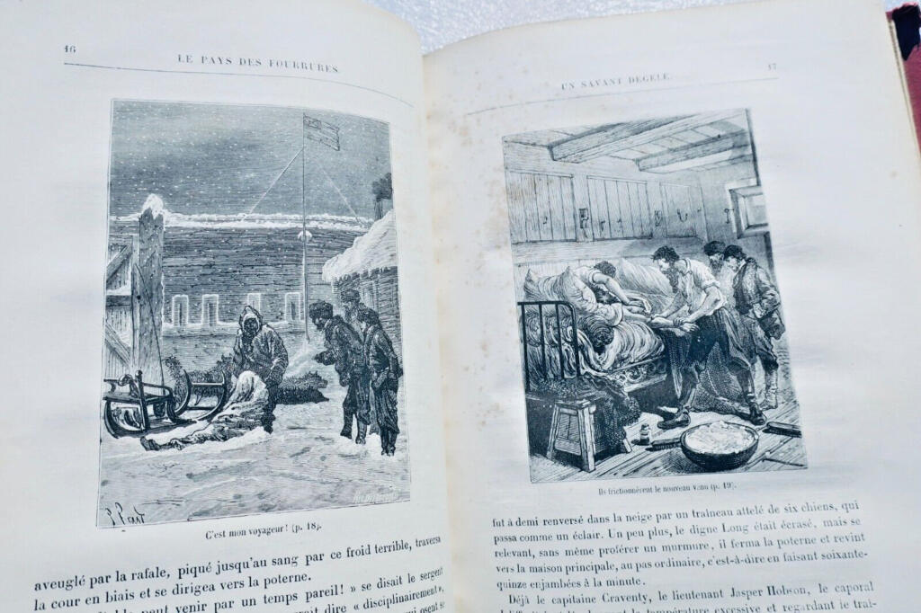 VERNE LE PAYS DES FOURRURES J. HETZEL