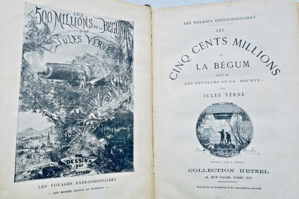Verne Les Cinq cents millions de la Bégum Acanthes HETZEL