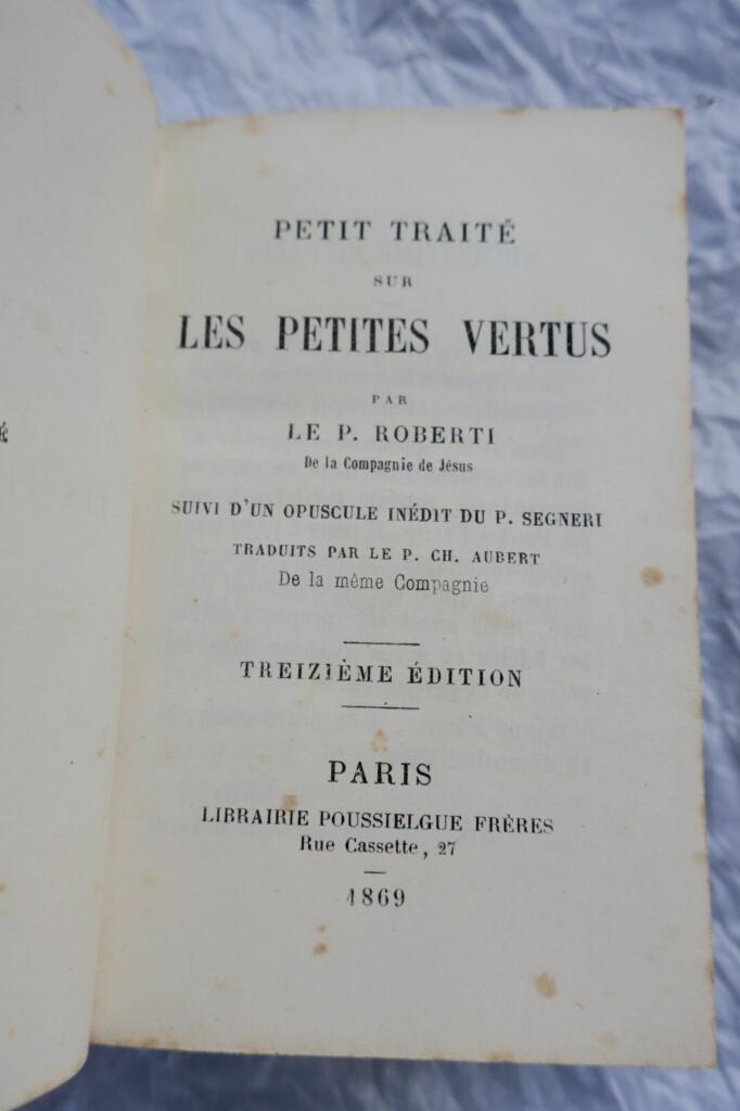 Small Treatise on the Minor Virtues